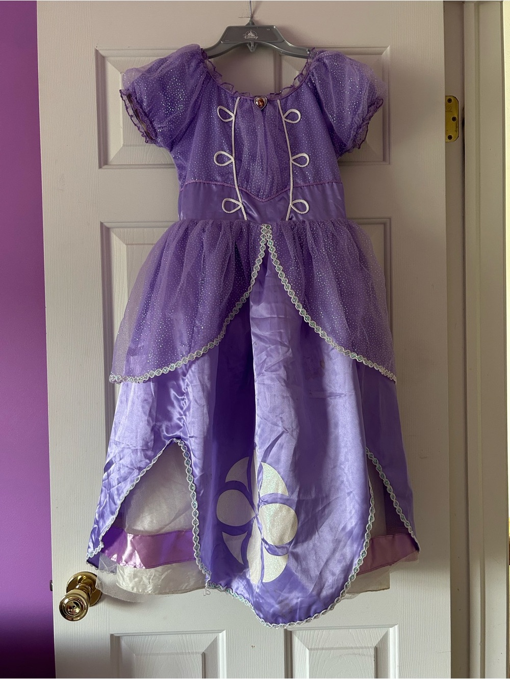 Disney store Sofia the first dress size 9/10 2014 Disney junior princess rare